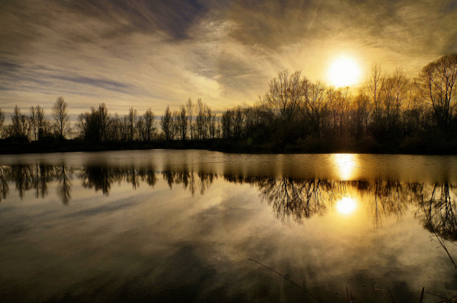 Обои картинки фото природа, восходы, закаты, рассвет