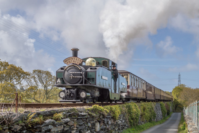 Обои картинки фото техника, паровозы, паровоз, рельсы