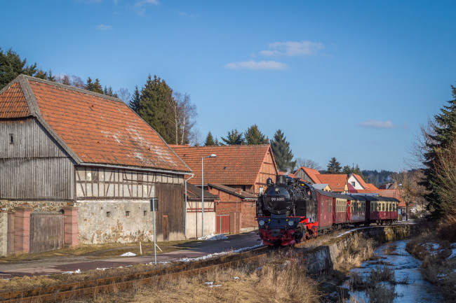Обои картинки фото техника, паровозы, паровоз, рельсы