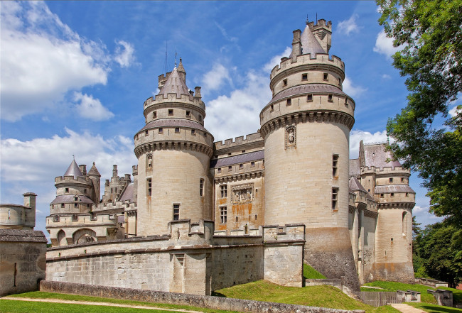Обои картинки фото ch&, 226, teau de pierrefonds, города, замки франции, замок