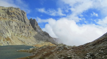 Картинка природа горы облака