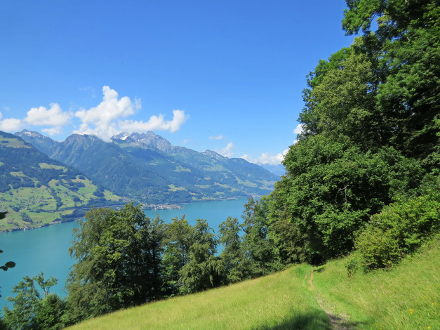 Обои картинки фото природа, реки, озера, озеро, горы