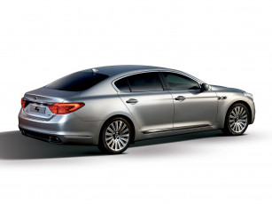 Картинка kia+k9+2012 автомобили kia k9 2012 серебряный металлик