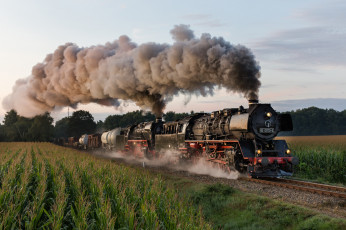 Картинка техника паровозы локомотив состав