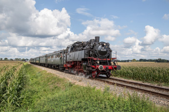 Картинка техника паровозы локомотив состав