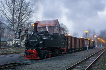 Картинка техника паровозы локомотив состав