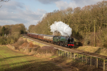 Картинка техника паровозы локомотив состав