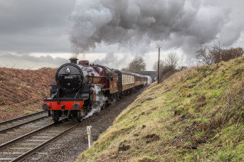 Картинка техника паровозы состав локомотив