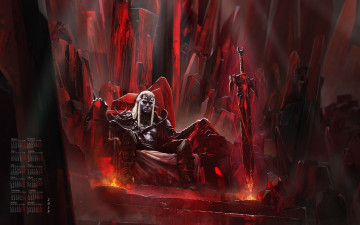 Картинка календари фэнтези оружие вампир 2018