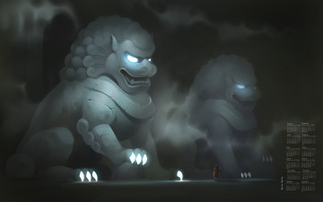 Картинка календари фэнтези скульптура 2018