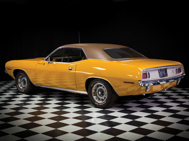 Обои картинки фото plymouth barracuda gran coupe 1971, автомобили, plymouth, barracuda, gran, coupe, 1971