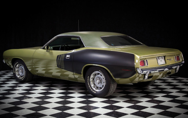 Обои картинки фото plymouth barracuda 440 1971, автомобили, plymouth, barracuda, 440, 1971