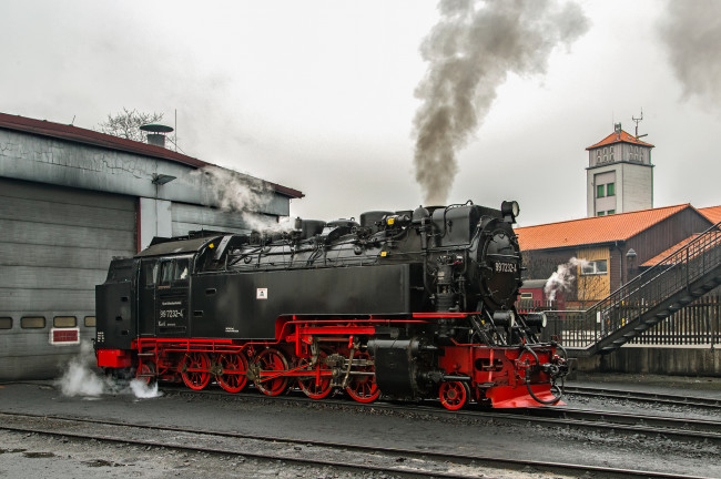 Обои картинки фото техника, паровозы, состав, локомотив