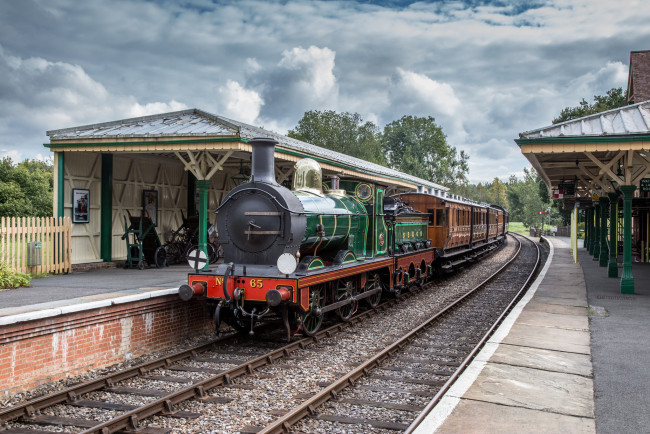 Обои картинки фото техника, паровозы, состав, локомотив