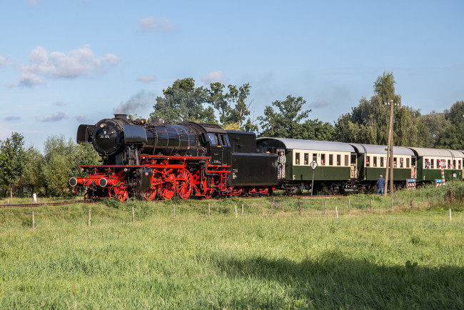 Обои картинки фото техника, паровозы, состав, локомотив