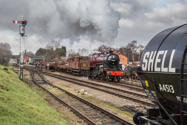 Обои картинки фото техника, паровозы, состав, локомотив