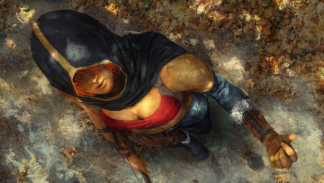 Картинка фэнтези девушки капюшон взгляд фон девушка