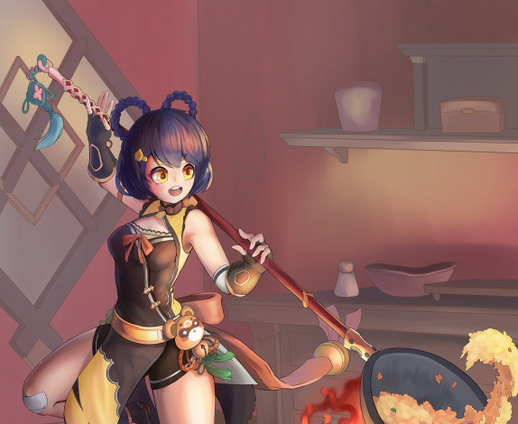 Обои картинки фото аниме, genshin impact, genshin, impact