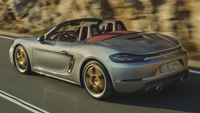 Обои картинки фото porsche boxter 25 years 2021, автомобили, porsche, boxter, 25, years, 2021