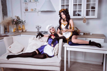 Картинка девушки kurumirori горничные костюмы образы