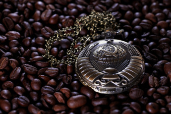 обоя разное, символы ссср,  россии, часы, карманные, кофе, зерно, ссср, серп, молот