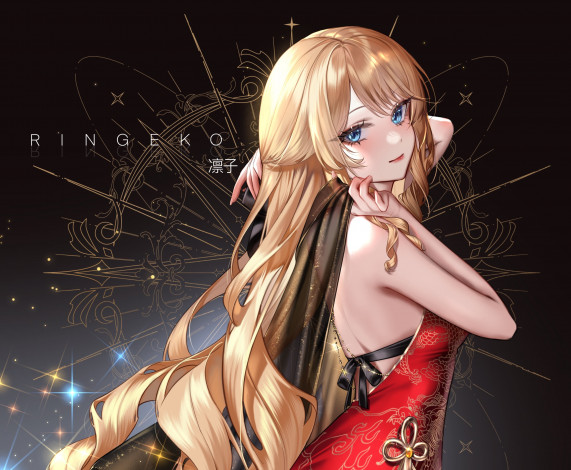 Обои картинки фото аниме, genshin impact, девушка, взгляд