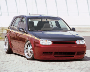 Картинка volkswagen golf автомобили