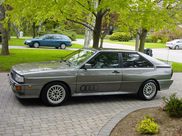 Обои картинки фото audi, 80, coupe, quattro, автомобили, выставки, уличные, фото