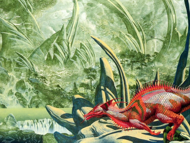 Обои картинки фото фэнтези, драконы