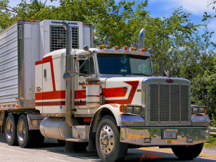 Картинка автомобили peterbilt