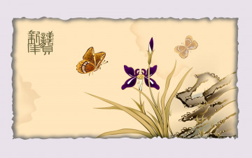 Картинка рисованные цветы