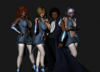 Картинка 3д+графика people+ люди девушки парень