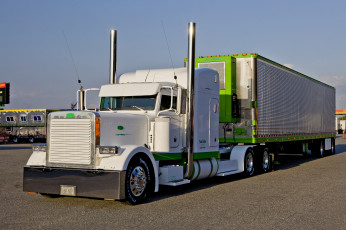 Картинка peterbilt автомобили классические грузовики седельные motors тягачи сша company