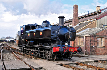 Картинка техника паровозы паровоз рельсы дорога железная