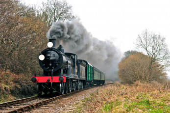 обоя техника, паровозы, поезд, дорога, рельсы, паровоз, железная