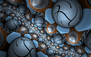 Картинка 3д+графика fractal+ фракталы узор цвета фон