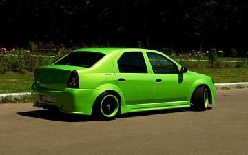 обоя автомобили, renault, tuning, logan