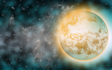 Картинка космос арт пространство планета