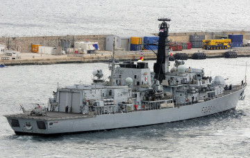 Картинка royal+navy`s+type+23+frigate+hms+montrose корабли крейсеры +линкоры +эсминцы фрегат причал гавань