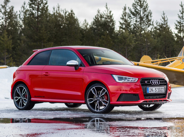 Обои картинки фото автомобили, audi, красный, 2014, 8v, cabrio, s1