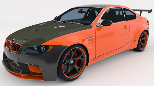 Обои картинки фото автомобили, 3д, m3, bmw