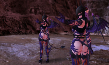 Картинка 3д+графика эльфы+ elves взгляд фон оружие эльфийки