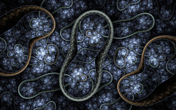 Картинка 3д+графика фракталы+ fractal фон узор цвета