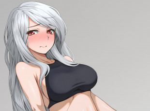 Картинка аниме unknown +другое фон девушка взгляд