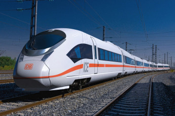 Картинка электропоезд техника поезда рельсы железная дорога