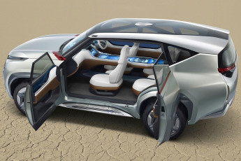 обоя mitsubishi gc phev concept, автомобили, mitsubishi, concept, серебристый, джип, внедорожник, phev, gc