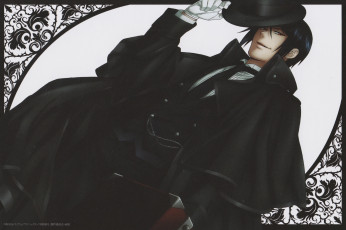 Картинка аниме kuroshitsuji себастьян