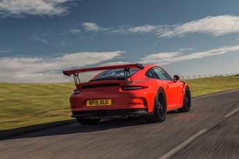 Картинка автомобили porsche uk-spec gt3 rs 911 2015г 991