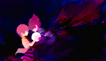 Картинка аниме inazuma+eleven арт umehara inazuma eleven одиннадцать молний небо звезды мальчики