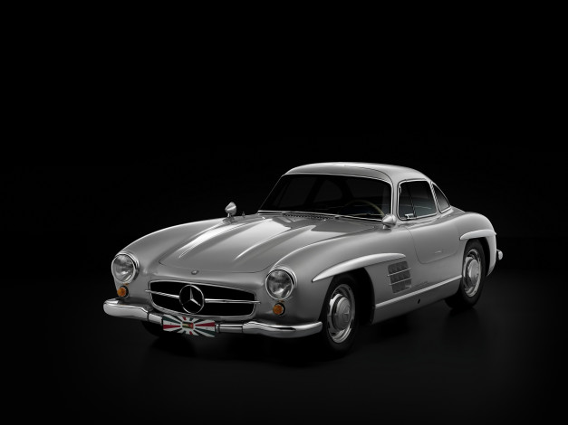 Обои картинки фото автомобили, mercedes-benz, sl, 300